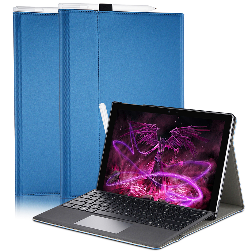 Protective Case for 10.5 Inch Microsoft Surface Go 3 2021 / Surface Go 2 2020/10 Inch Surface Go 2018, Slim Light Smart Cover Stand Hard Shell, Compatible with Surface Type Cover